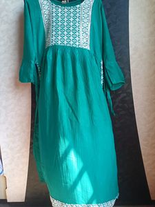 Long Kirti With Plain Pant