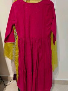 beautiful flair cotton kurti