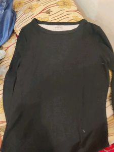 semi woolen black Top
