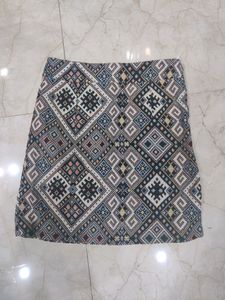 Aztec Print Skirt🤍