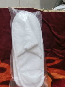 White Hotel Slippers - New