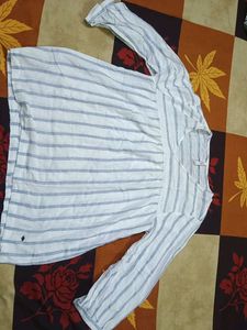A College-Vibe Stripped Top