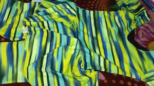 New Striped One Piece Swimsuit