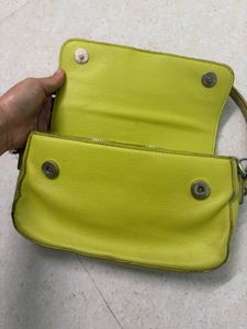 Lime Green shoulde bag ( comes with sling)