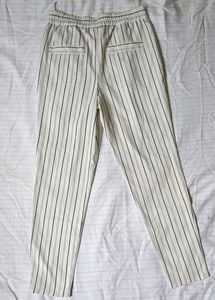 White Strip Pant