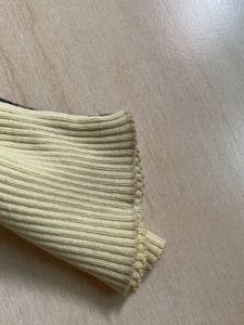 butter yellow sweatshirt