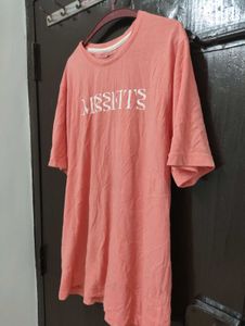 Peach &#39;Misfits&#39; Graphic Tee/ t shirt