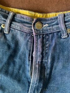 Distressed Denim Shorts