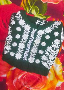 Beautiful Nyra Cut Kurti With Embroidery