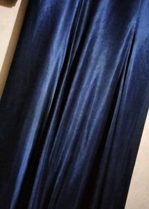 Ethnic Gown with silk and net fabric