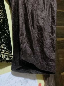 Animal Print velvet suit set