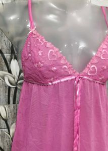 Pink Babydoll Lingerie