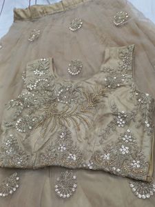 Golden Lehnga