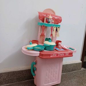 Chef Kitchen Toy Suitcase Model