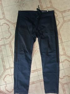 Allen Solly Navy Blue Casual Pants