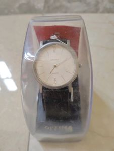 Optima analog watch.