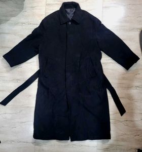Men's Black Overcoat