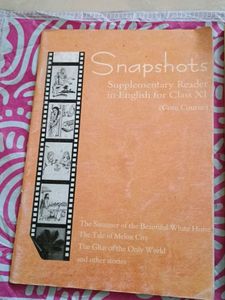 Snapshots And Hornbill - Class XI English Textbook