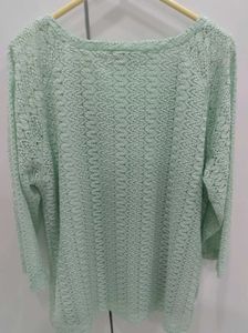 Fig Mint Green Lace Top (XL SIZE)