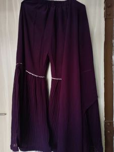 Elegant dark Purple Kurta Set💜