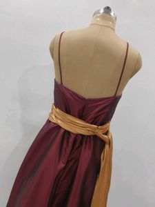 Elegant Maroon Ethnic Gown