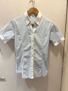 Beautiful Striped Blue Shirt
