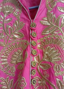 Cute Pink Anarkali Dress