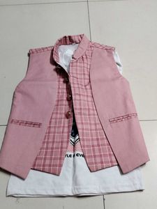 Boys Pink Trowser Set