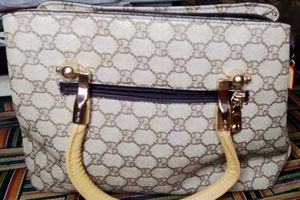 Vintage Patterned Satchel