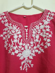Hot Pink Short Kurti