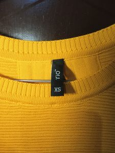 Mustard Yellow Crop Top