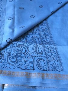 Blue Ethnic Saree