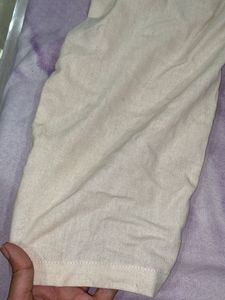 Beige Urbanic Linen Pants Women
