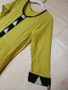 Lime Green Anarkali Dress For Women