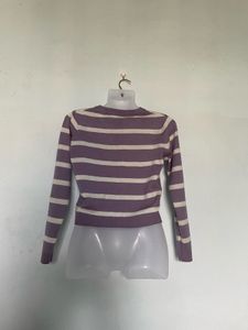 Striped Knit Sweater