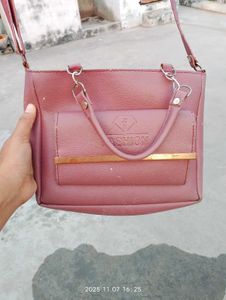 Blue Woven Crossbody Bag