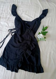 Ruffle Wrap LBD