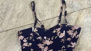 Floral print top