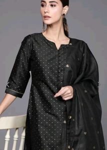 Elegant Black Kurta Set
