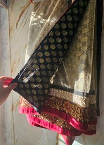 Gold &amp; Black Gorgeous Saree