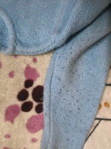 Butterfly Blue Sweater for 6-8 years girl