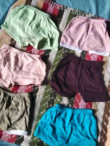 babies Colorful Shorts - 6 Pack