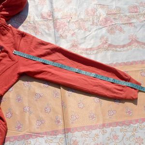 Women’s Red Hoodie | Warm Zip-Up Sweatshirt