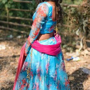 Floral Lehenga Choli Set