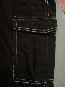 H&amp;M Black Cargo Pants