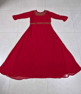 Elegant Red Gown