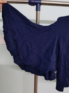 Crepe Butterfly Sleeves Top