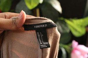 Forever 21 Beige Midi Dress