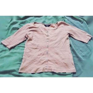 Tan Button-Down Top