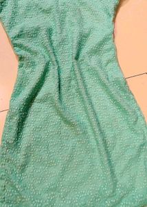 Plain Dupatta And Kurti Set Without Salwar